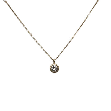 Bezel Diamond Pendant